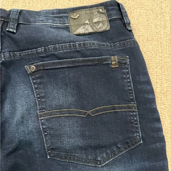 Buffalo David Bitton Men's Relaxed Soft Jeans - Dark Blue - Picture 5 of 6